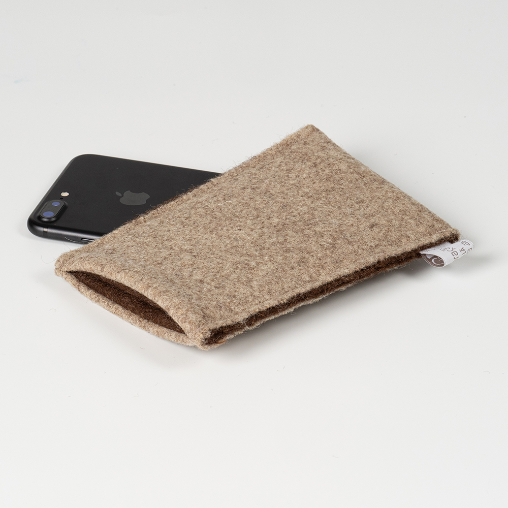 Funda de mòbil de feltre