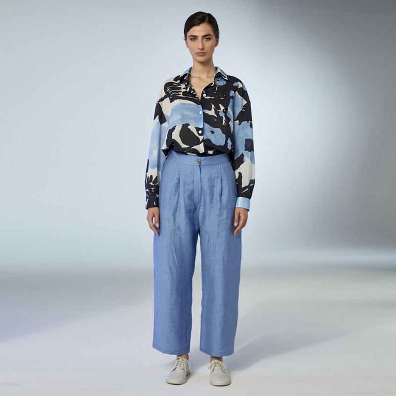 Crush trousers